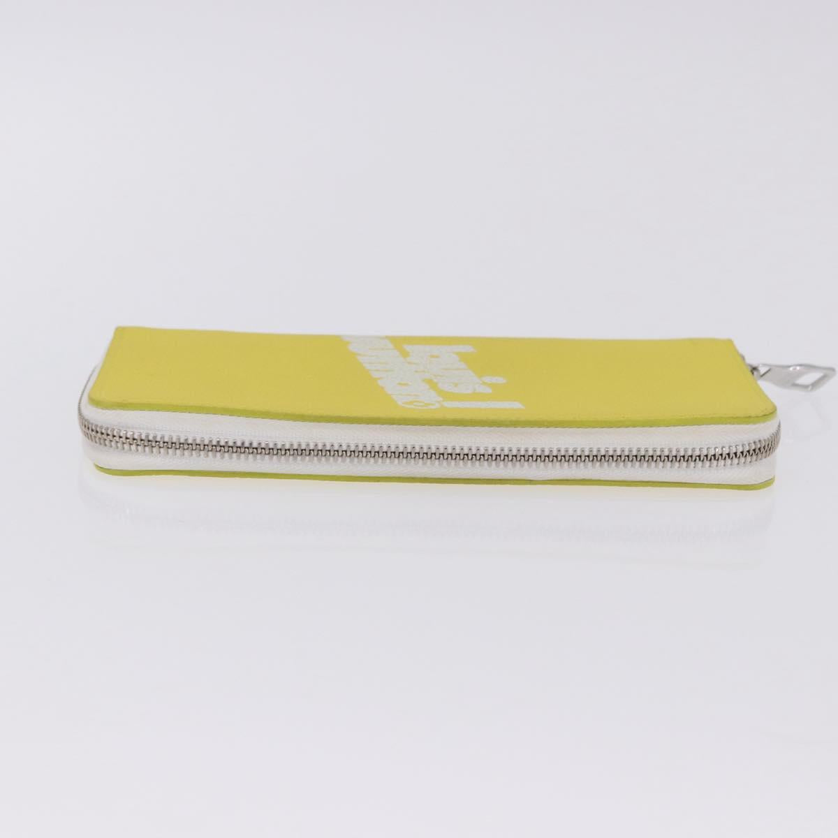 LOUIS VUITTON Monogram Everyday Zippy Wallet Vertical Yellow M80852 Auth 197912M