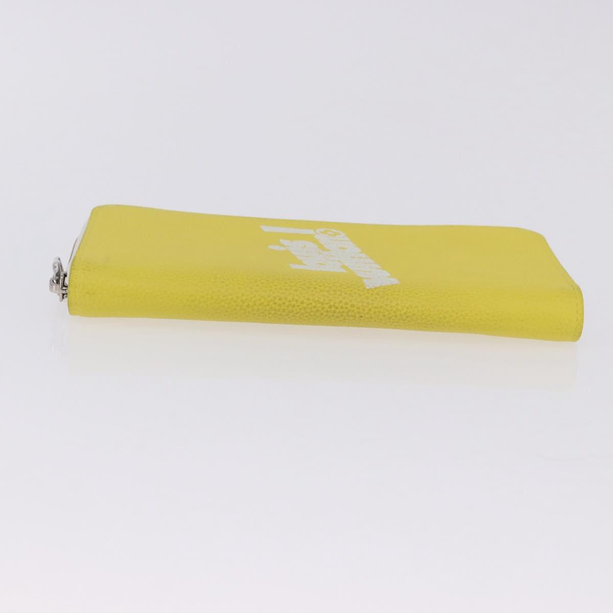 LOUIS VUITTON Monogram Everyday Zippy Wallet Vertical Yellow M80852 Auth 197912M