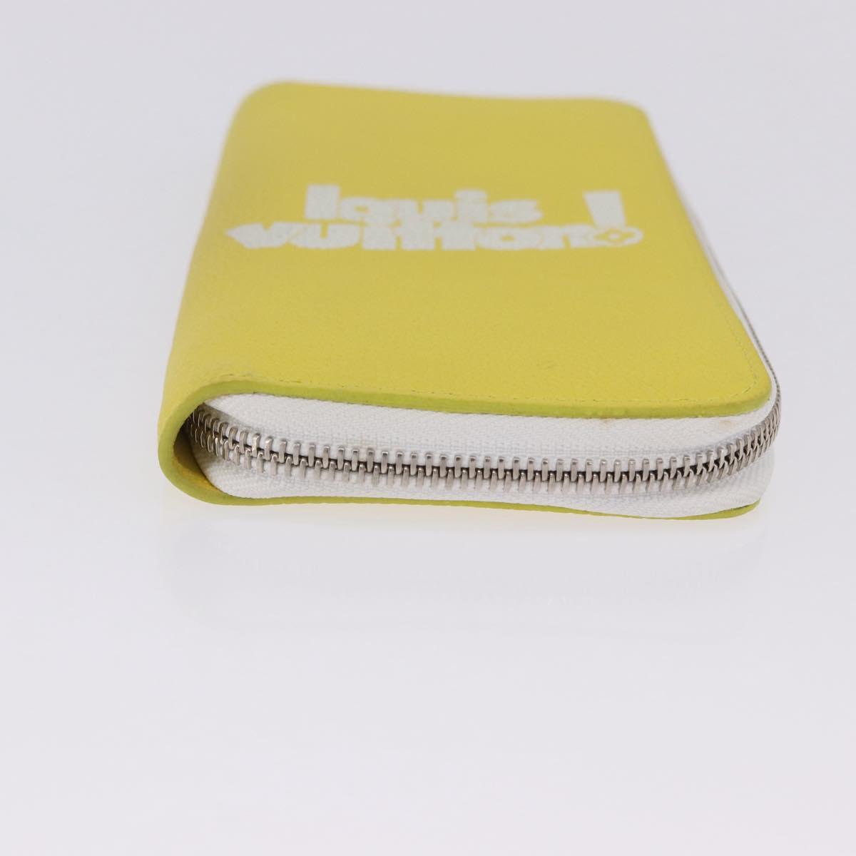 LOUIS VUITTON Monogram Everyday Zippy Wallet Vertical Yellow M80852 Auth 197912M