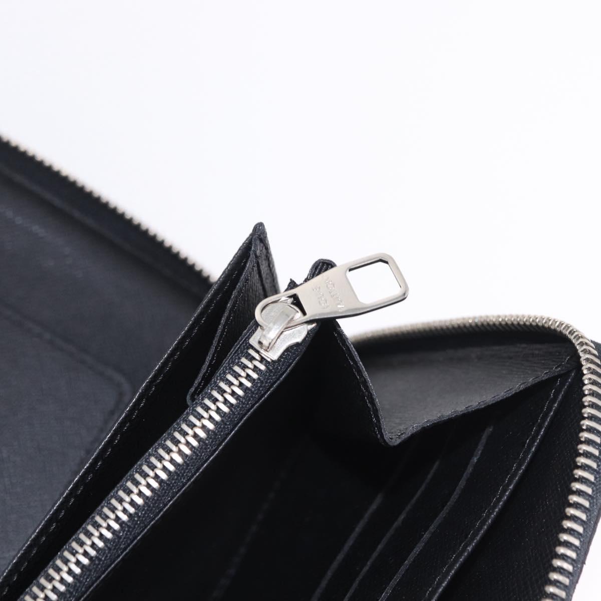 LOUIS VUITTON Damier Graphite Zippy Organizer Long Wallet N63077 LV Auth 197913A