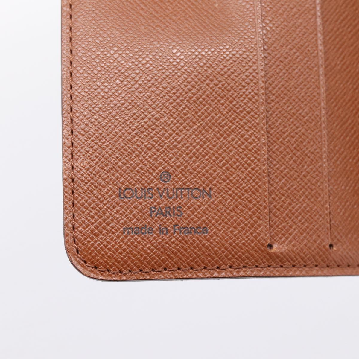 LOUIS VUITTON Monogram Compact Zip Wallet M61667 LV Auth 197930A