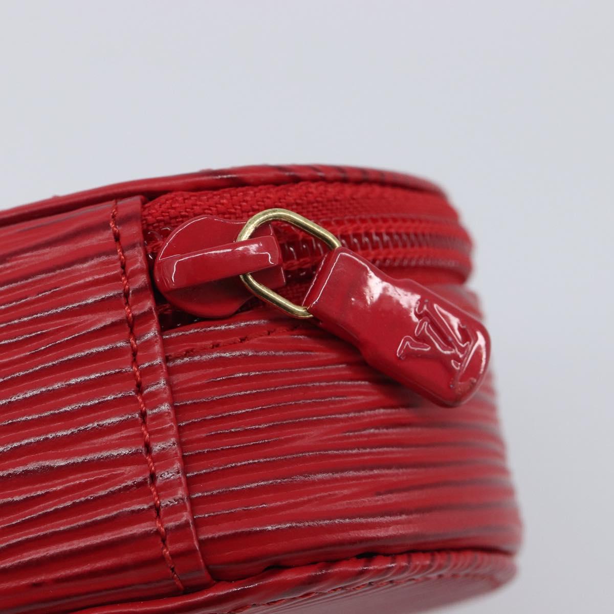 LOUIS VUITTON Epi Ecrin Bijoux 8 Jewelry Box Red M48227 LV Auth 197953V