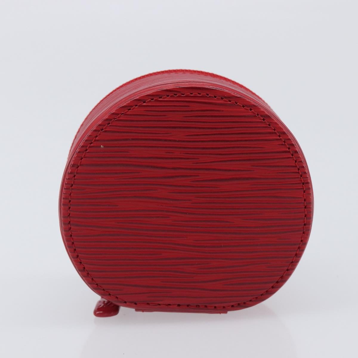 LOUIS VUITTON Epi Ecrin Bijoux 8 Jewelry Box Red M48227 LV Auth 197953V