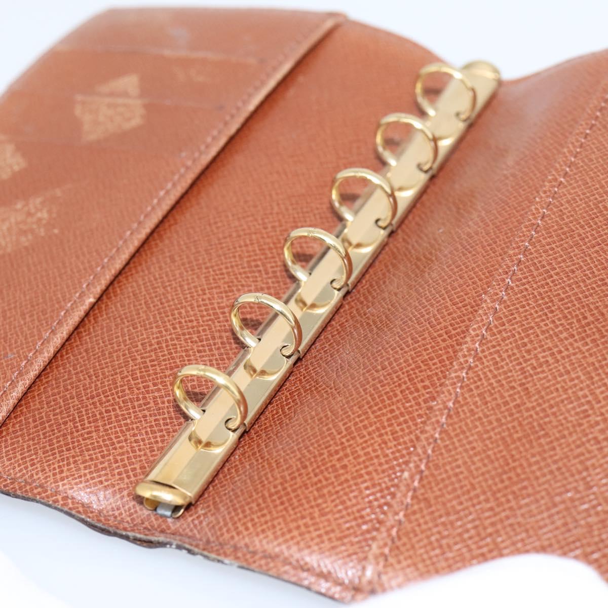 LOUIS VUITTON Monogram Agenda PM Day Planner Cover R20005 LV Auth 197955