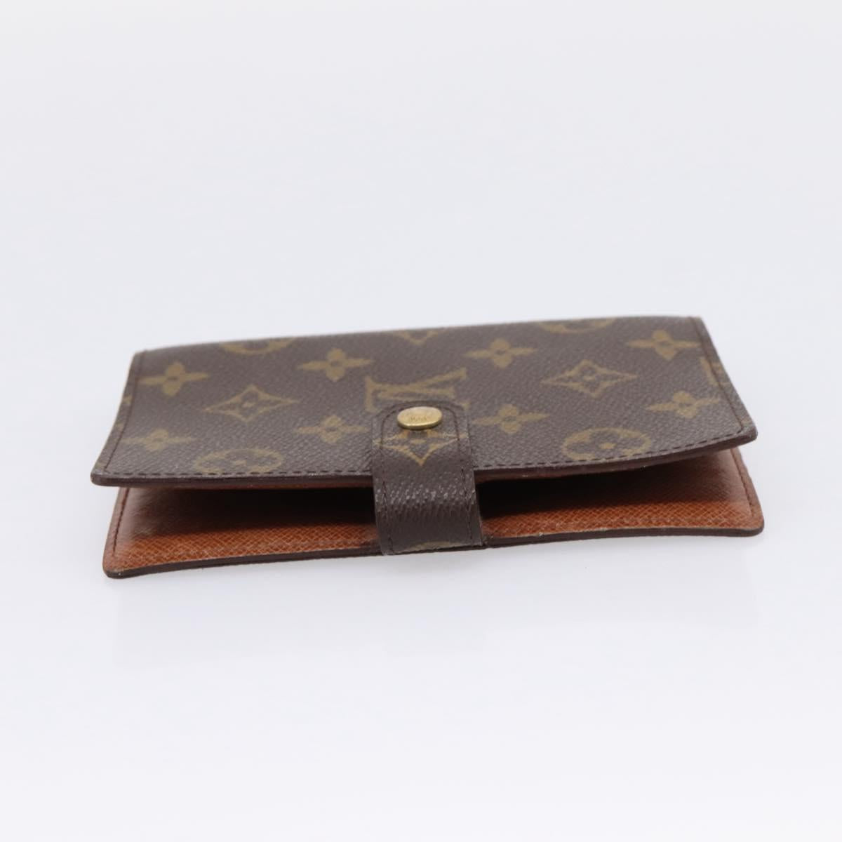 LOUIS VUITTON Monogram Agenda PM Day Planner Cover R20005 LV Auth 197955