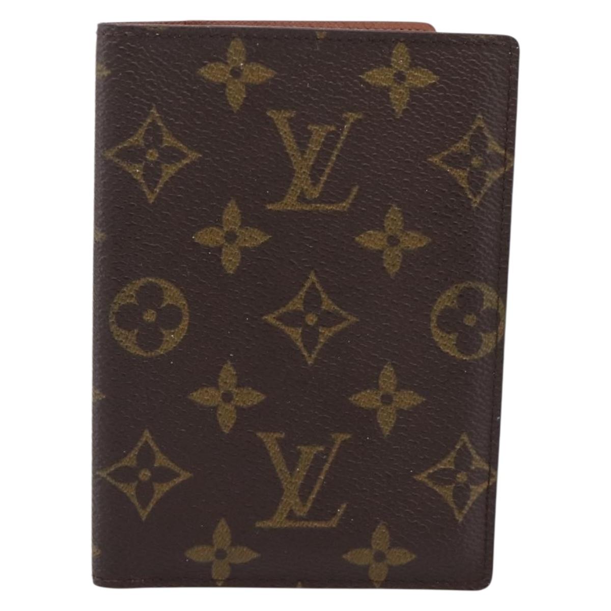 LOUIS VUITTON Monogram Couvel Tulle Passopole Case M60180 LV Auth 197959A