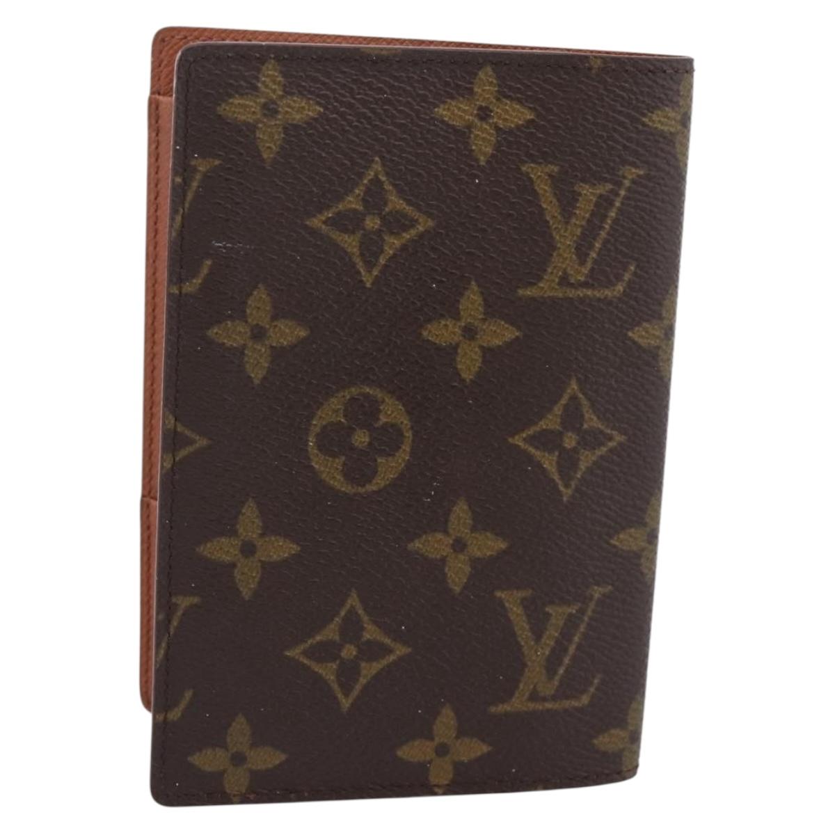 LOUIS VUITTON Monogram Couvel Tulle Passopole Case M60180 LV Auth 197959A