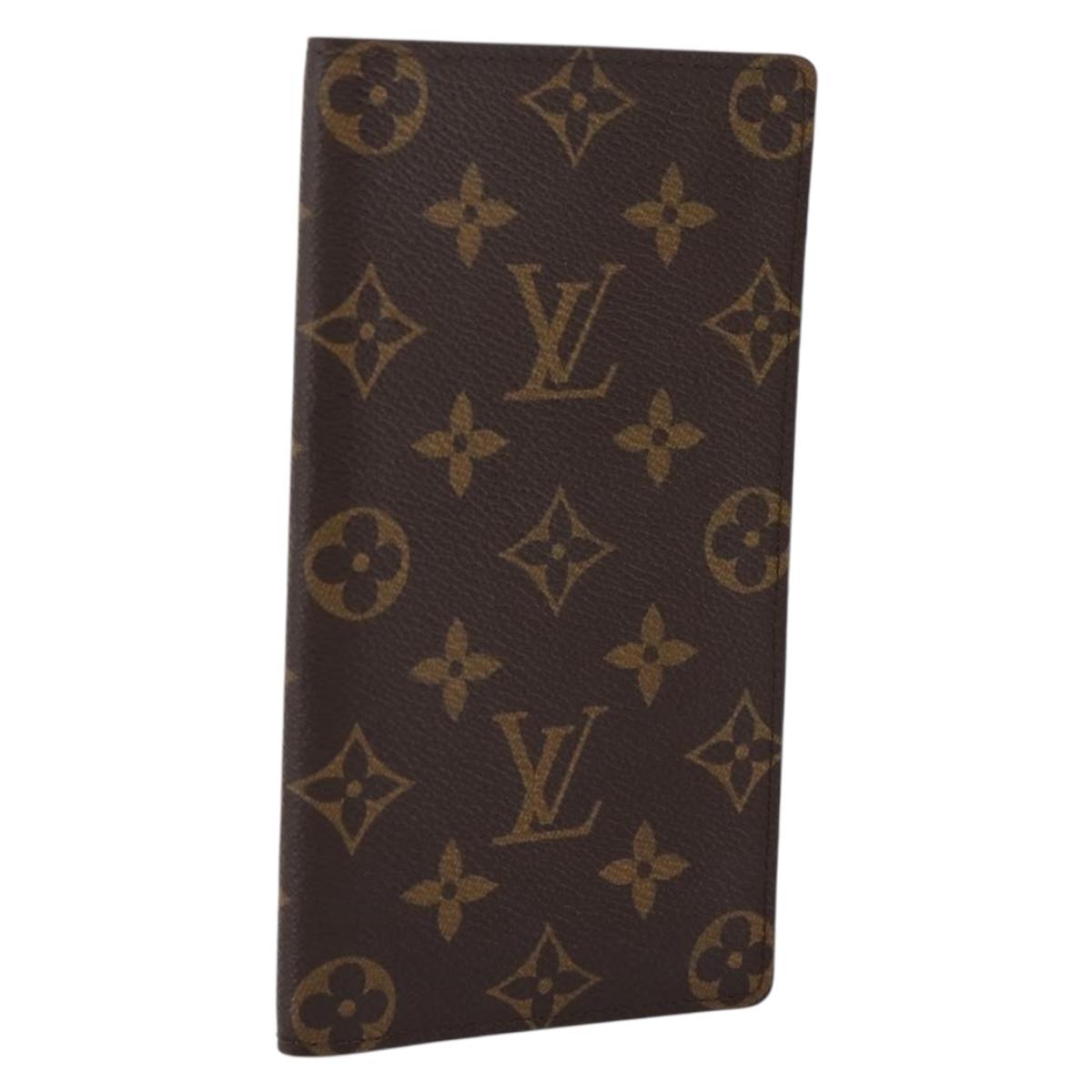 LOUIS VUITTON Monogram Porte Valeurs Cartes Credit Wallet M61823 LV Auth 197966A