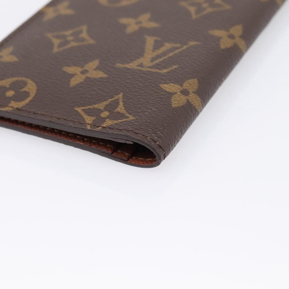 LOUIS VUITTON Monogram Porte Valeurs Cartes Credit Wallet M61823 LV Auth 197966A