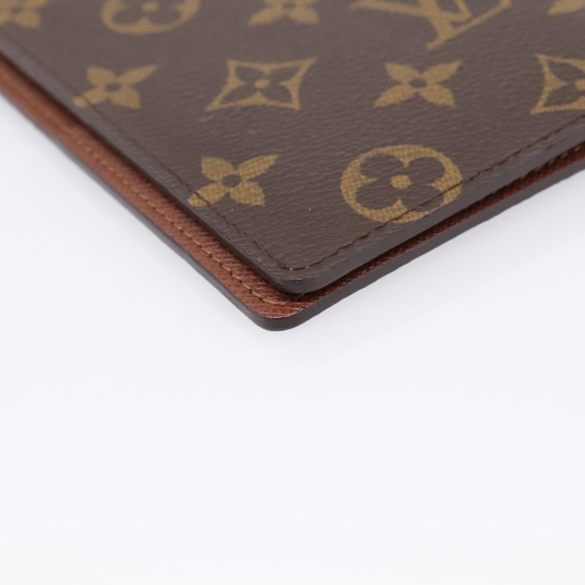 LOUIS VUITTON Monogram Porte Valeurs Cartes Credit Wallet M61823 LV Auth 197966A