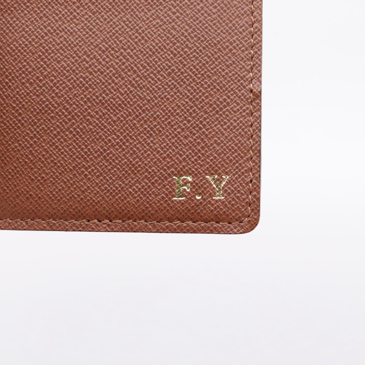 LOUIS VUITTON Monogram Porte Valeurs Cartes Credit Wallet M61823 LV Auth 197966A