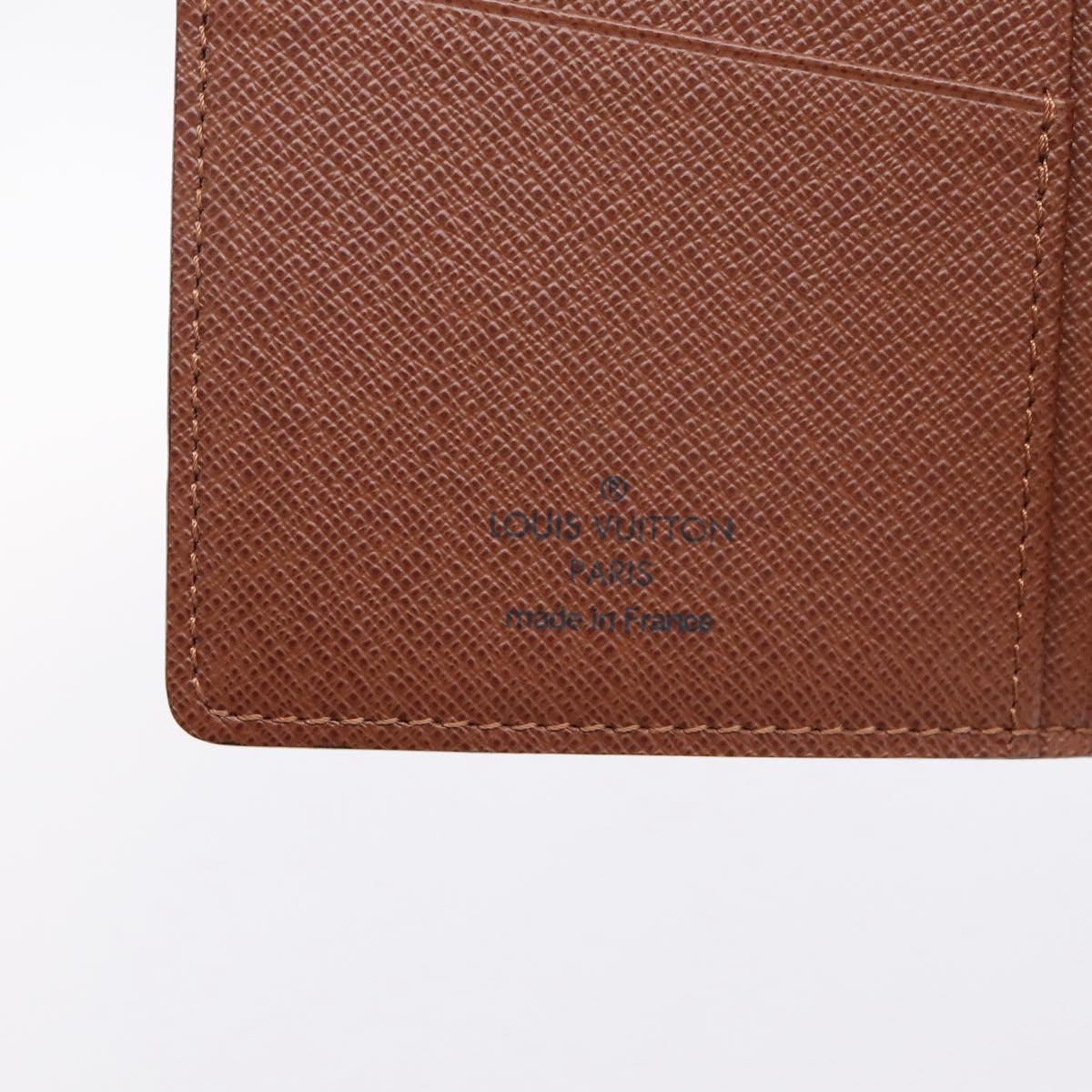 LOUIS VUITTON Monogram Porte Valeurs Cartes Credit Wallet M61823 LV Auth 197966A