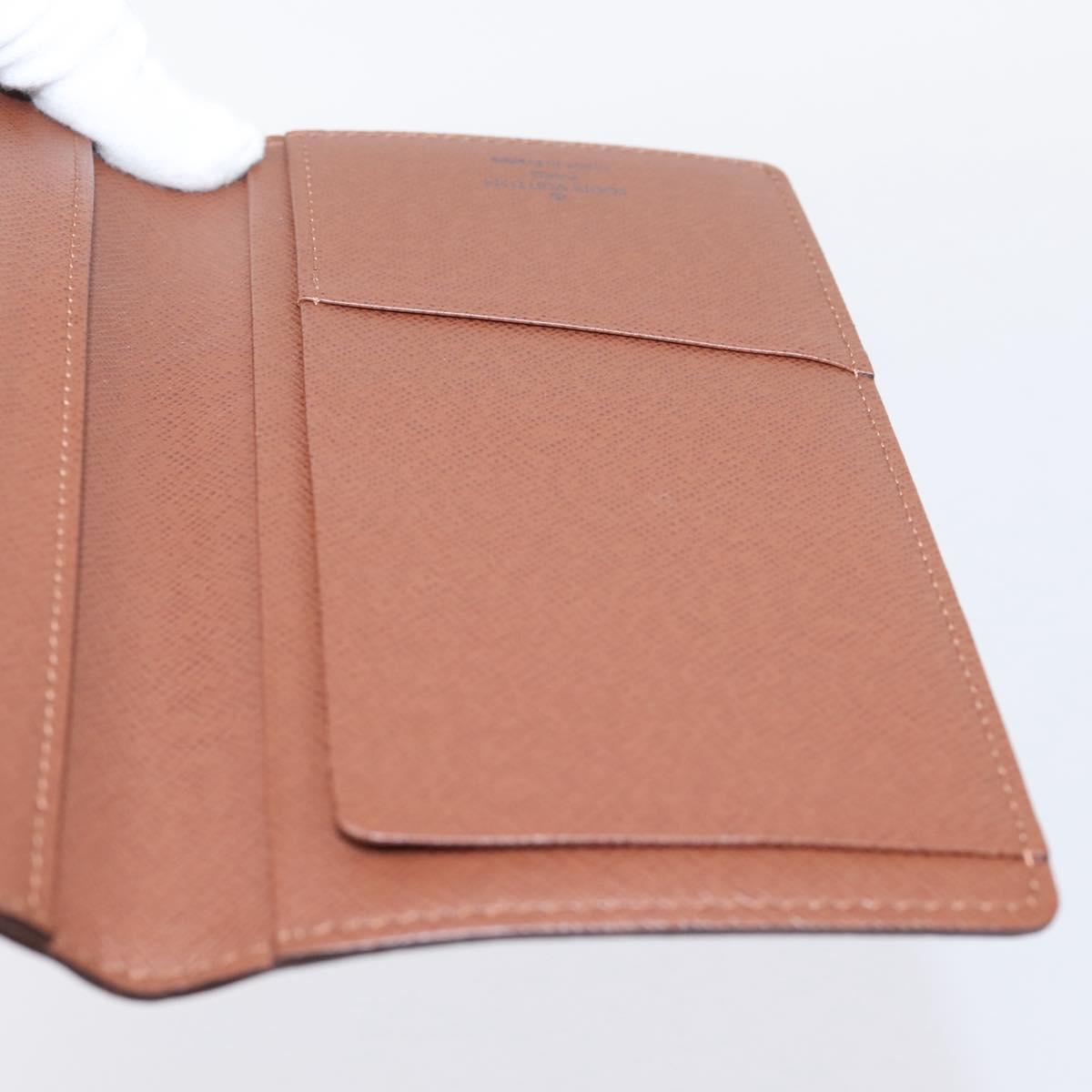 LOUIS VUITTON Monogram Porte Valeurs Cartes Credit Wallet M61823 LV Auth 197966A