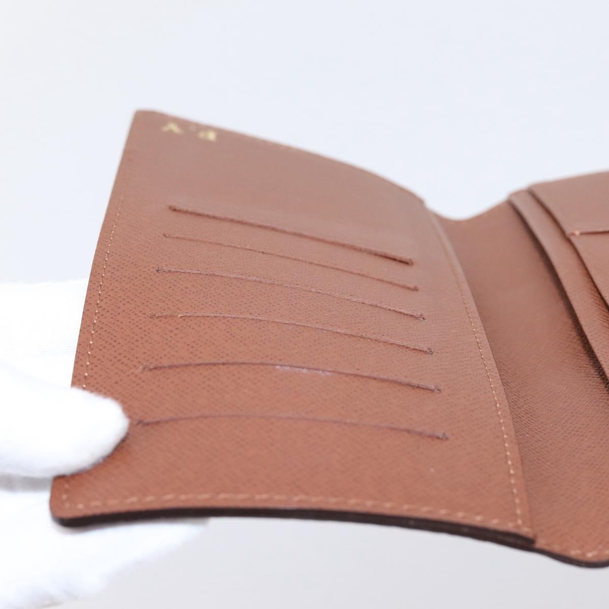 LOUIS VUITTON Monogram Porte Valeurs Cartes Credit Wallet M61823 LV Auth 197966A