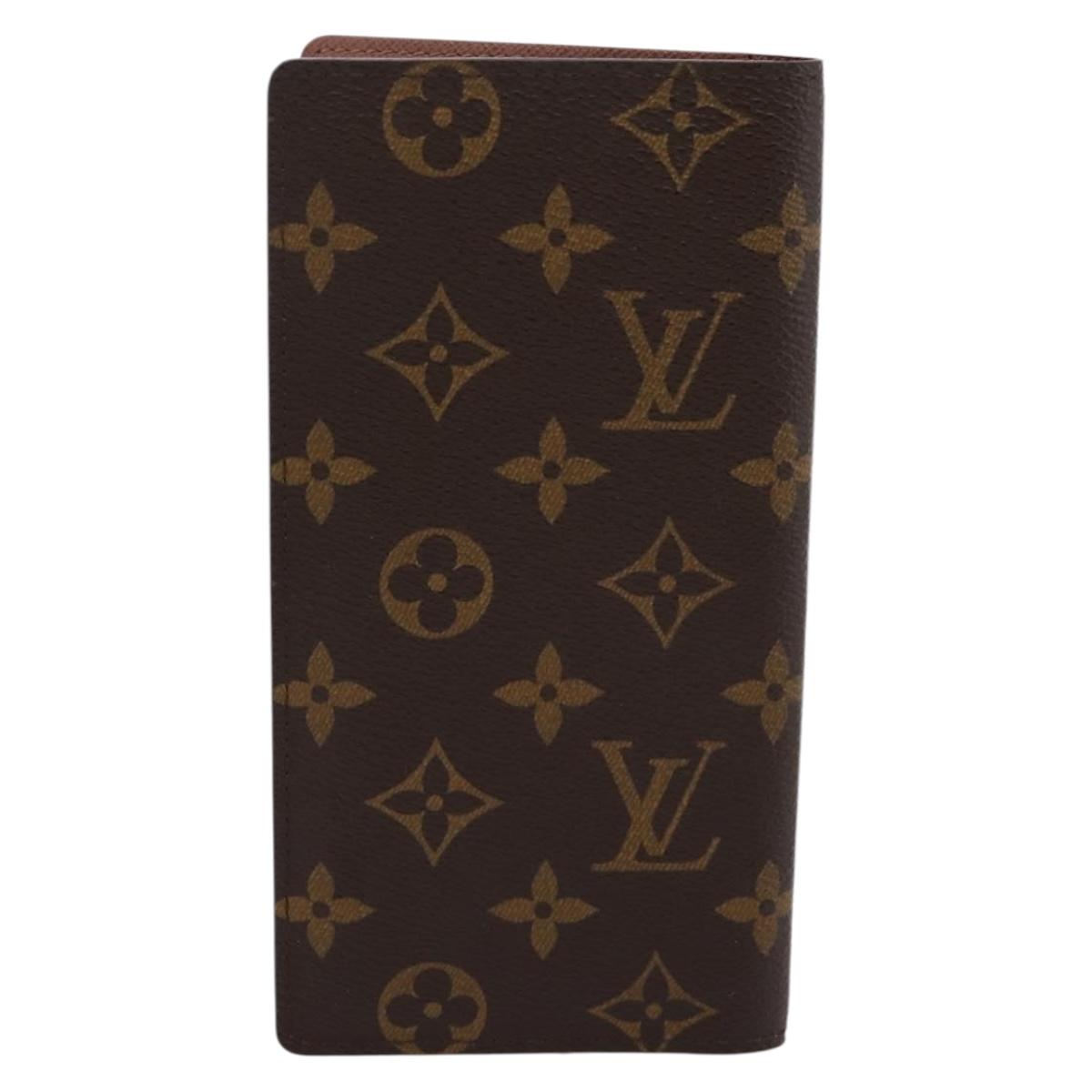 LOUIS VUITTON Monogram Porte Valeurs Cartes Credit Wallet M61823 LV Auth 197966A