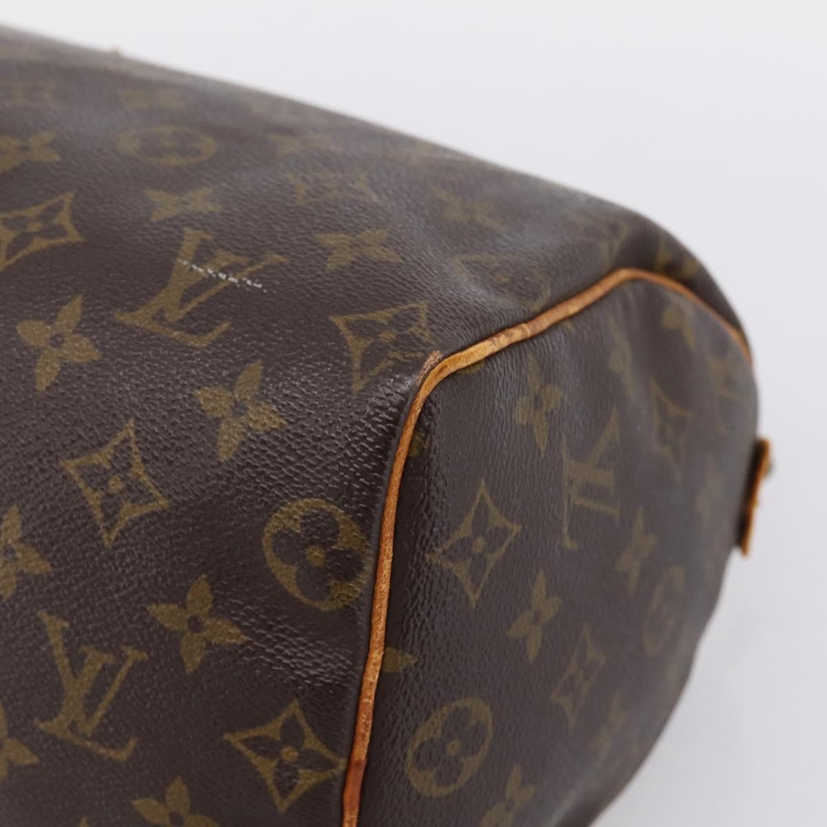 LOUIS VUITTON Monogram Speedy 25 Hand Bag M41528 LV Auth 198256