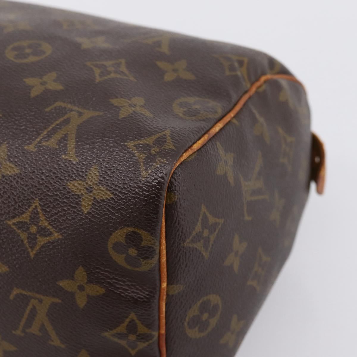 LOUIS VUITTON Monogram Speedy 25 Hand Bag M41528 LV Auth 198256