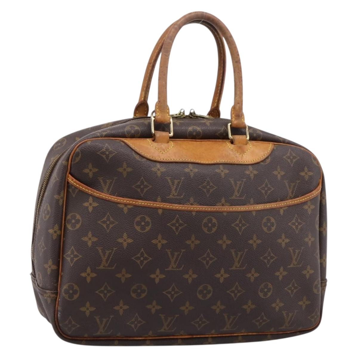 LOUIS VUITTON Monogram Deauville Hand Bag M47270 LV Auth 198281