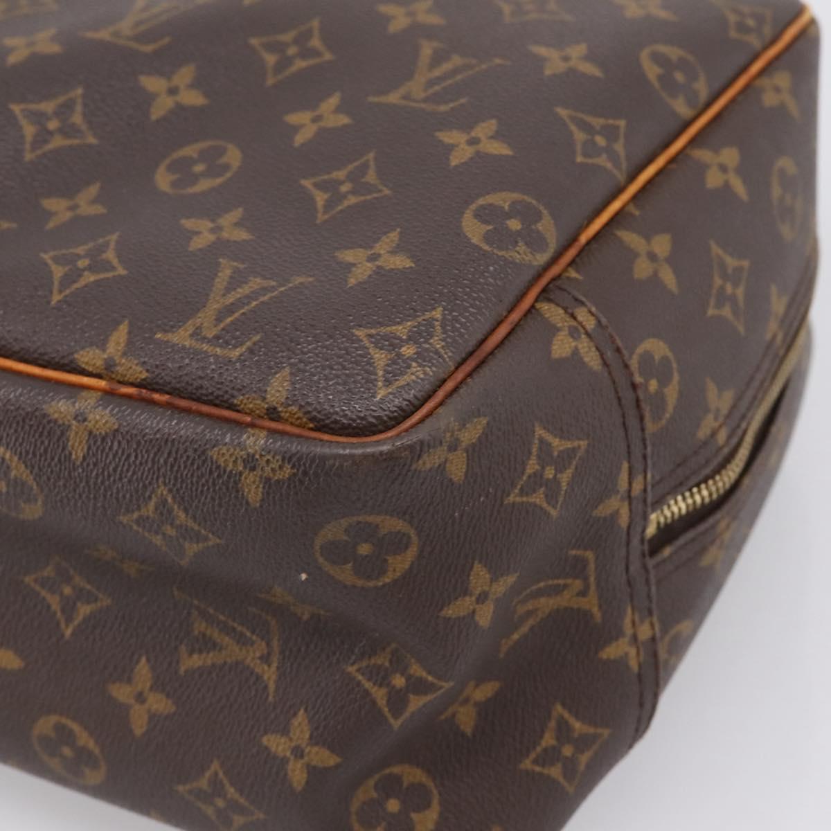LOUIS VUITTON Monogram Deauville Hand Bag M47270 LV Auth 198281