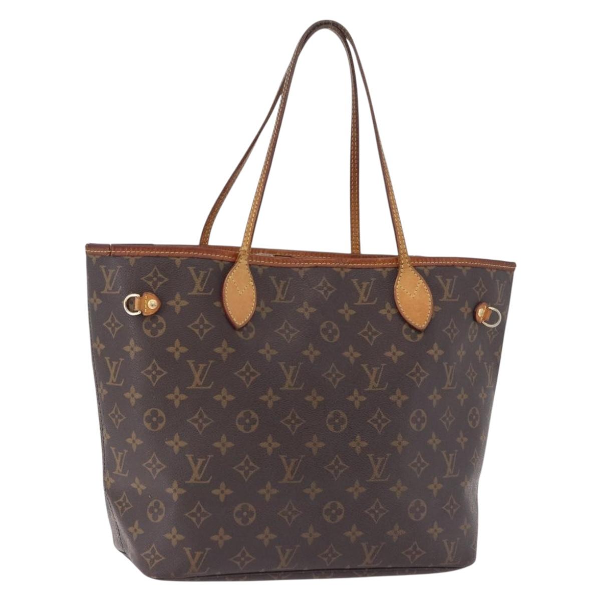 LOUIS VUITTON Monogram Neverfull MM Tote Bag M40156 LV Auth 198282