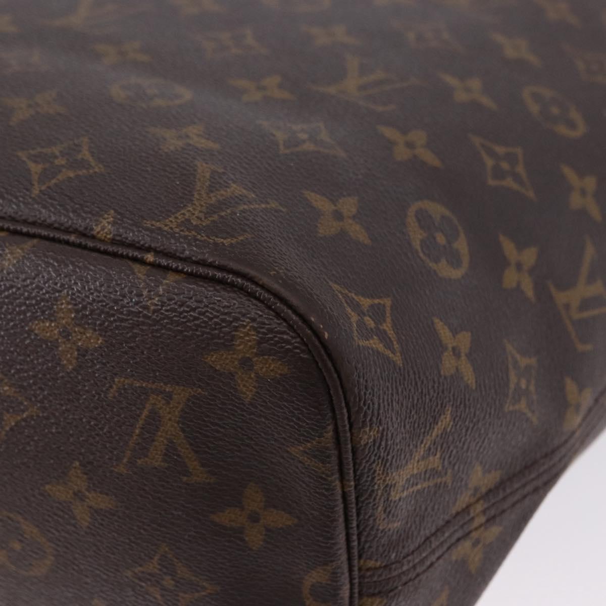 LOUIS VUITTON Monogram Neverfull MM Tote Bag M40156 LV Auth 198282