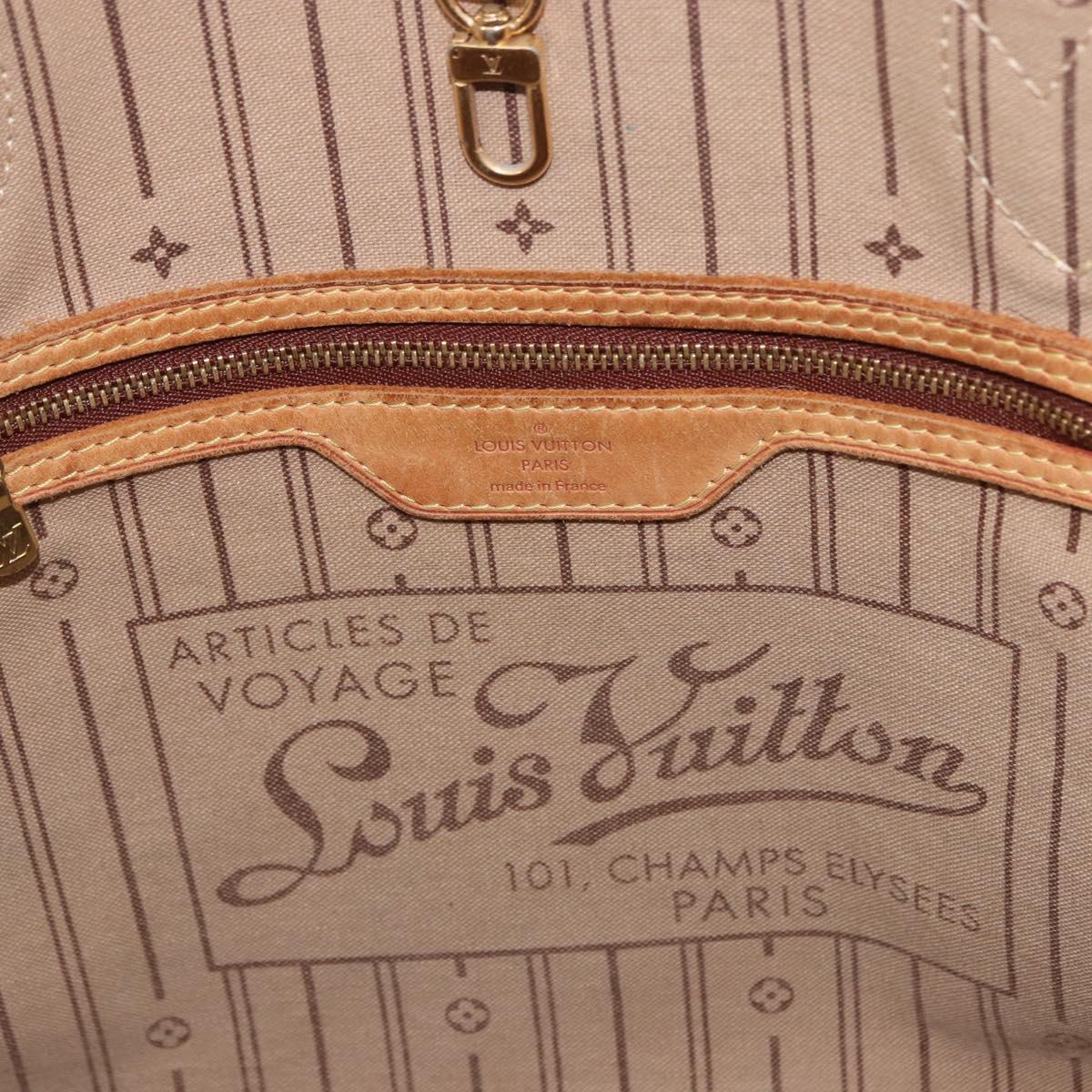 LOUIS VUITTON Monogram Neverfull MM Tote Bag M40156 LV Auth 198282