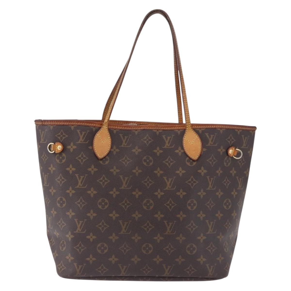 LOUIS VUITTON Monogram Neverfull MM Tote Bag M40156 LV Auth 198282