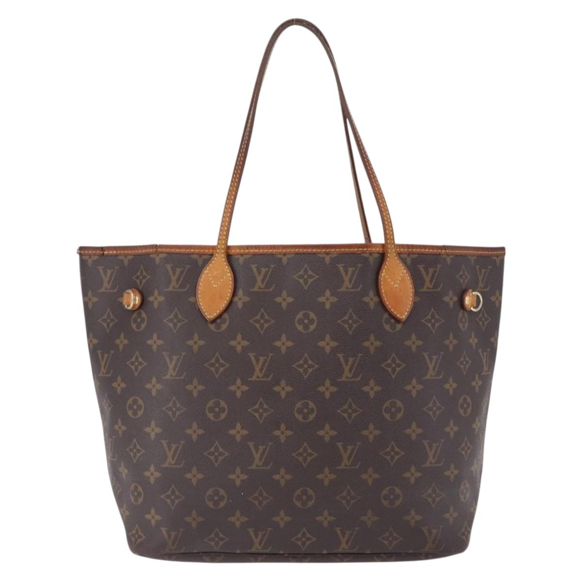 LOUIS VUITTON Monogram Neverfull MM Tote Bag M40156 LV Auth 198282