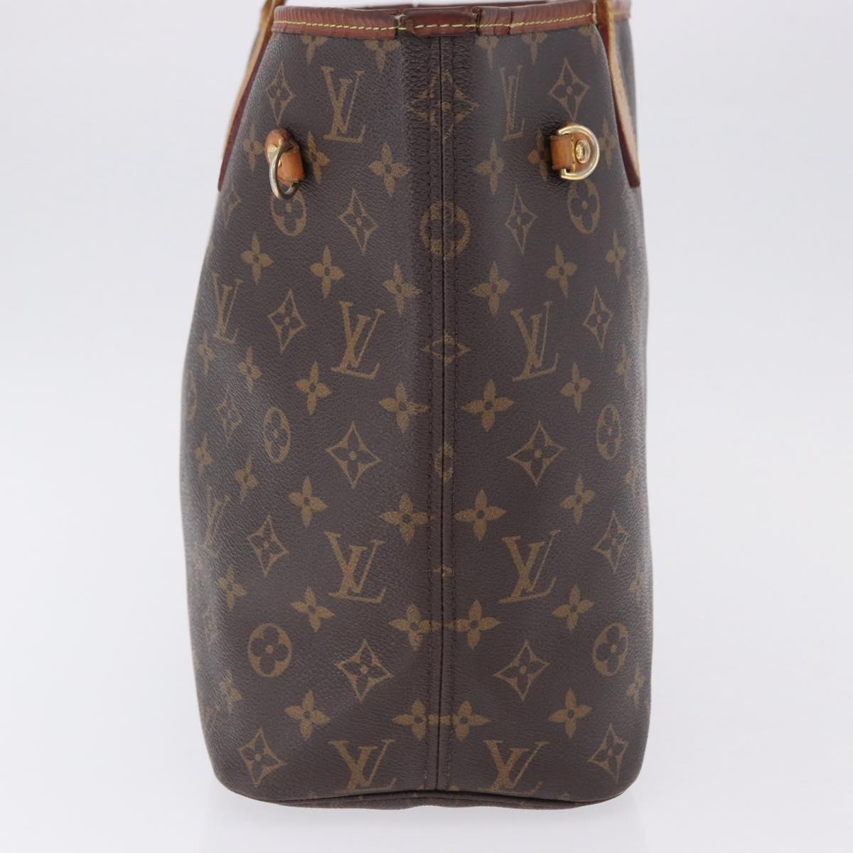 LOUIS VUITTON Monogram Neverfull MM Tote Bag M40156 LV Auth 198282