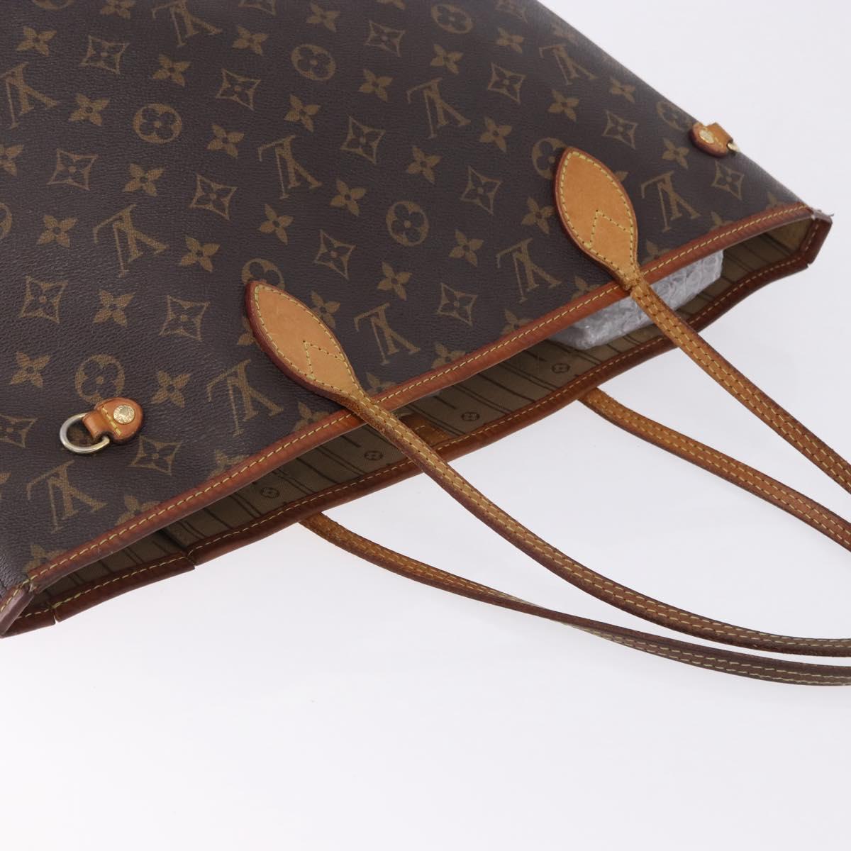 LOUIS VUITTON Monogram Neverfull MM Tote Bag M40156 LV Auth 198282
