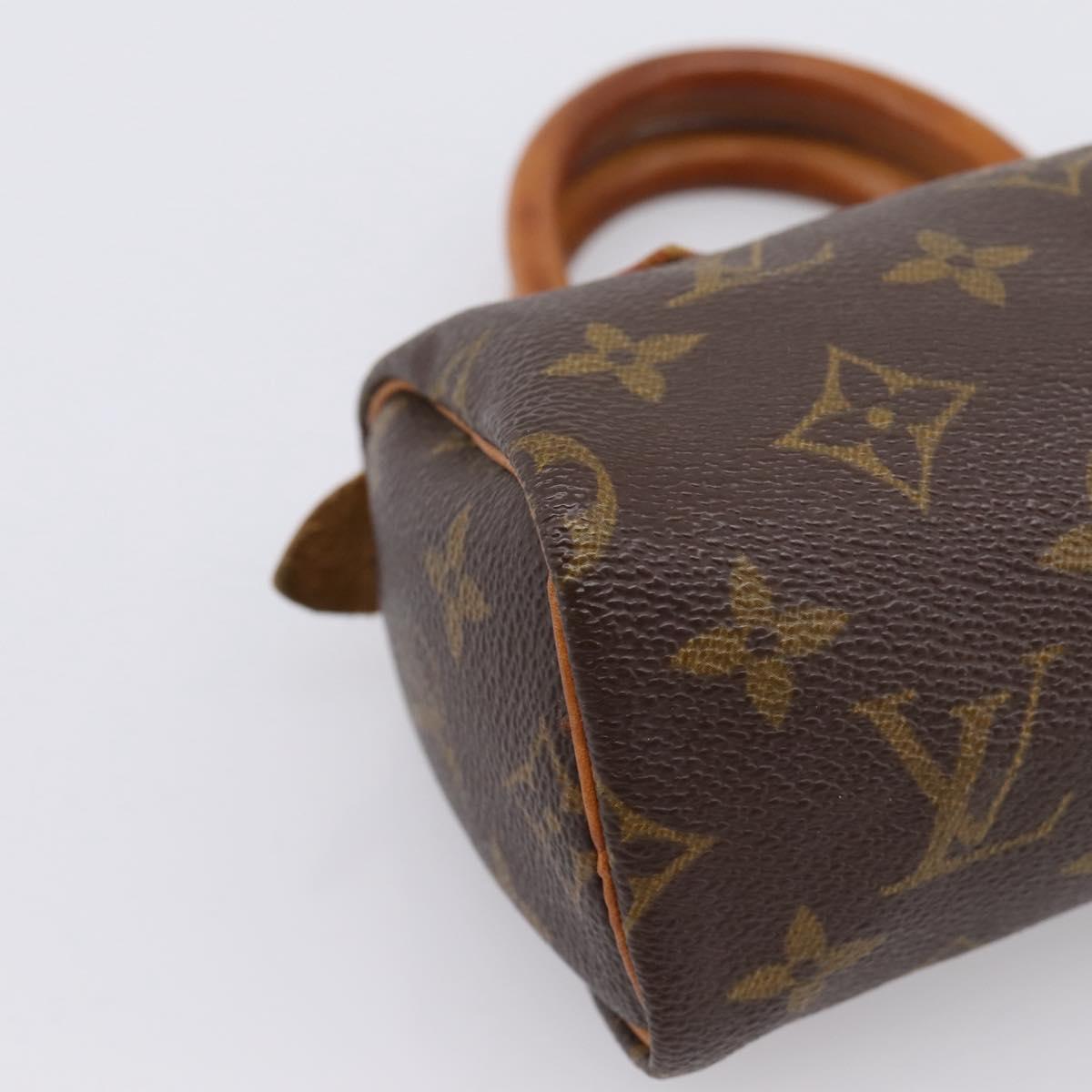 LOUIS VUITTON Monogram Mini Speedy Hand Bag M41534 LV Auth 198293