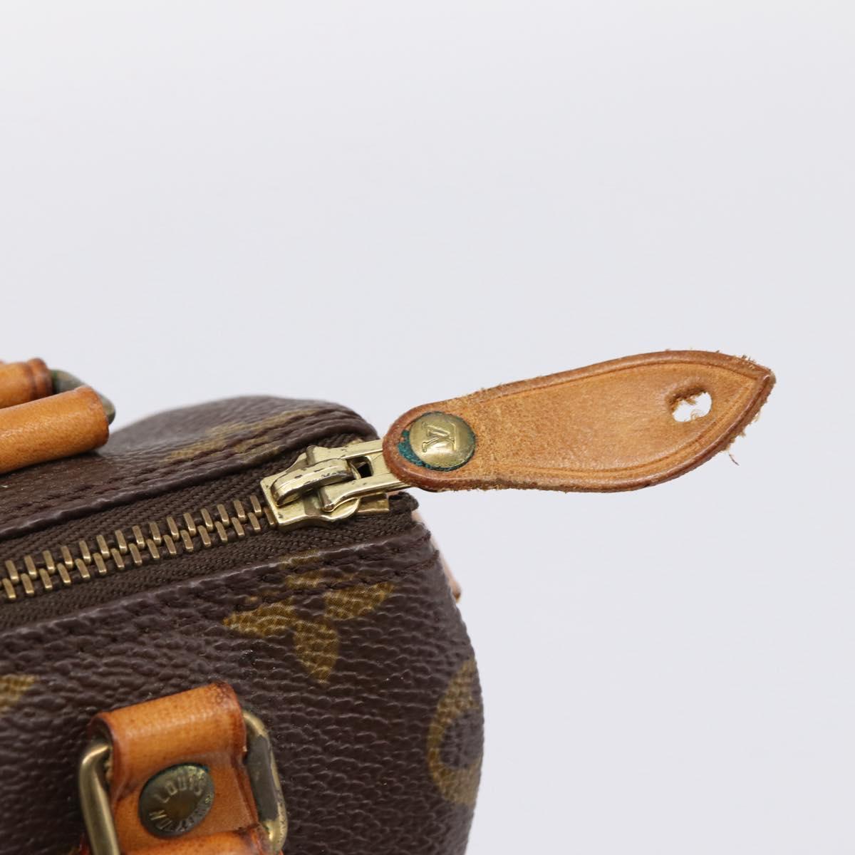 LOUIS VUITTON Monogram Mini Speedy Hand Bag M41534 LV Auth 198293