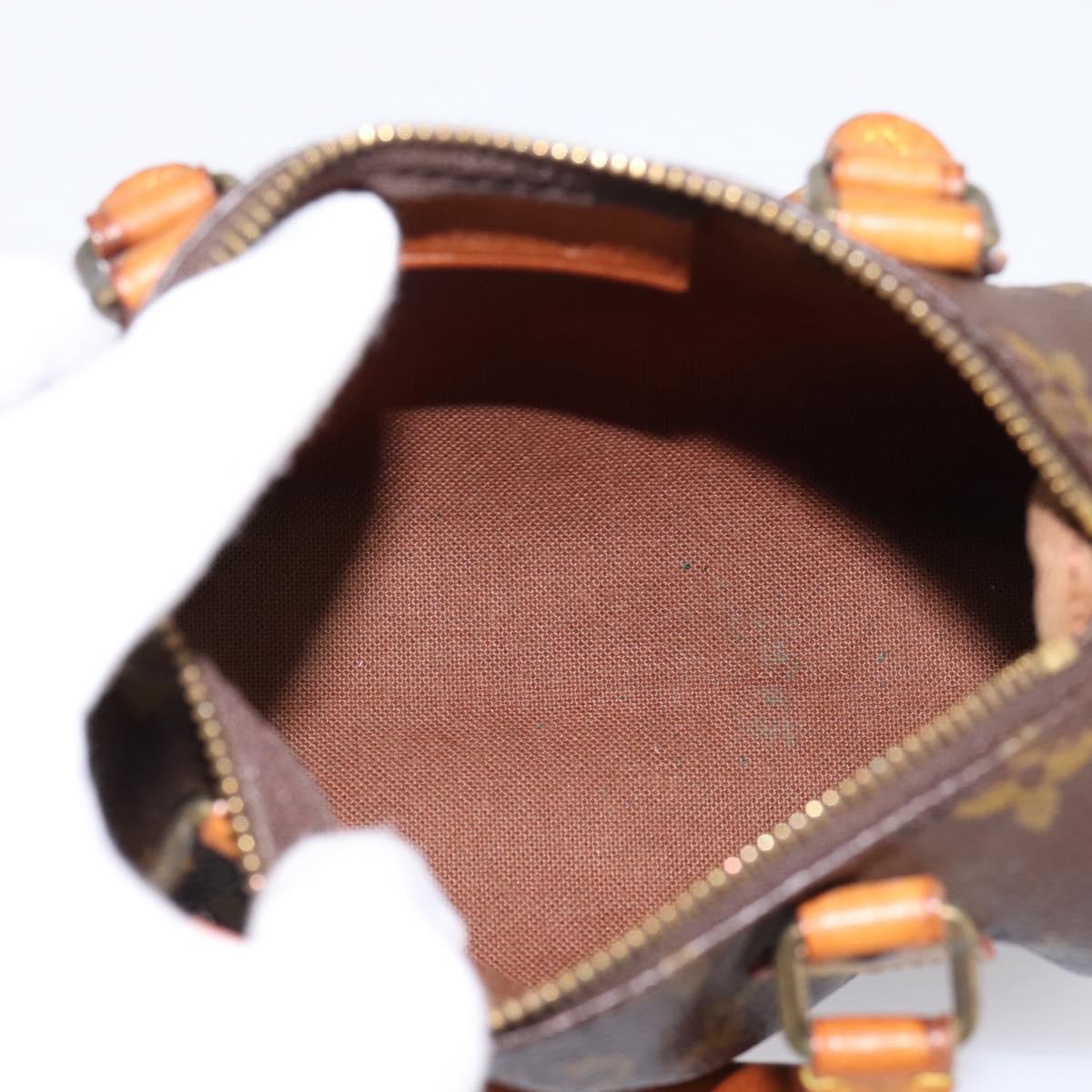 LOUIS VUITTON Monogram Mini Speedy Hand Bag M41534 LV Auth 198293