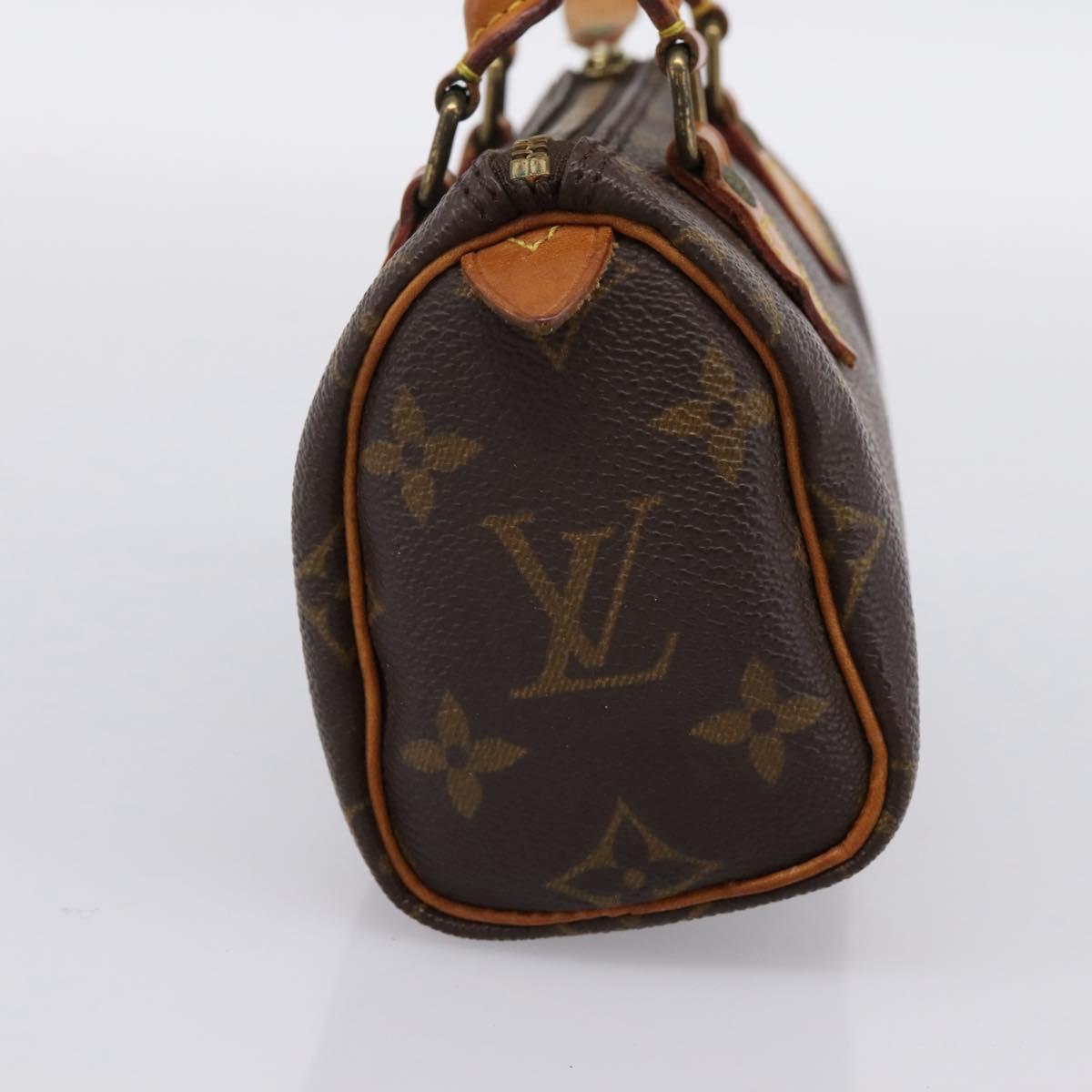 LOUIS VUITTON Monogram Mini Speedy Hand Bag M41534 LV Auth 198293