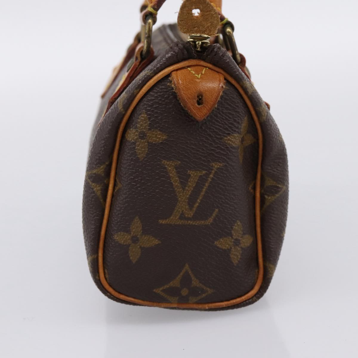 LOUIS VUITTON Monogram Mini Speedy Hand Bag M41534 LV Auth 198293