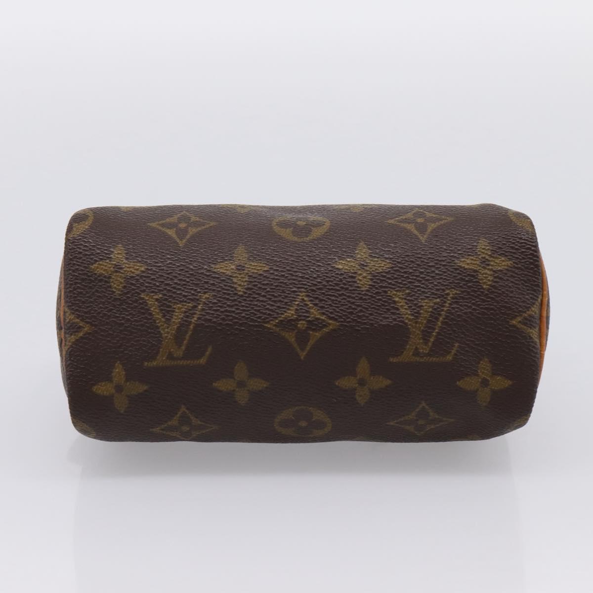 LOUIS VUITTON Monogram Mini Speedy Hand Bag M41534 LV Auth 198293