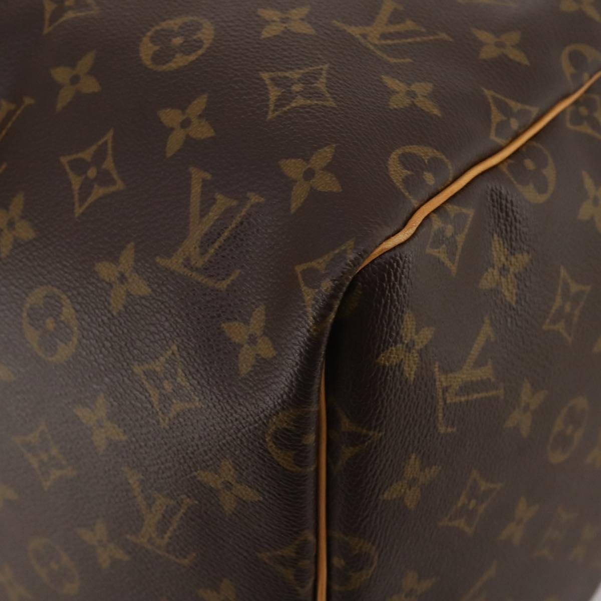 LOUIS VUITTON Monogram Keepall 55 Boston Bag M41424 LV Auth 198304V