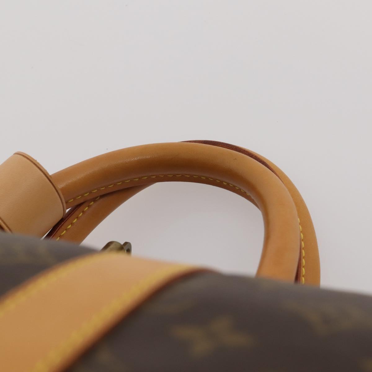 LOUIS VUITTON Monogram Keepall 55 Boston Bag M41424 LV Auth 198304V