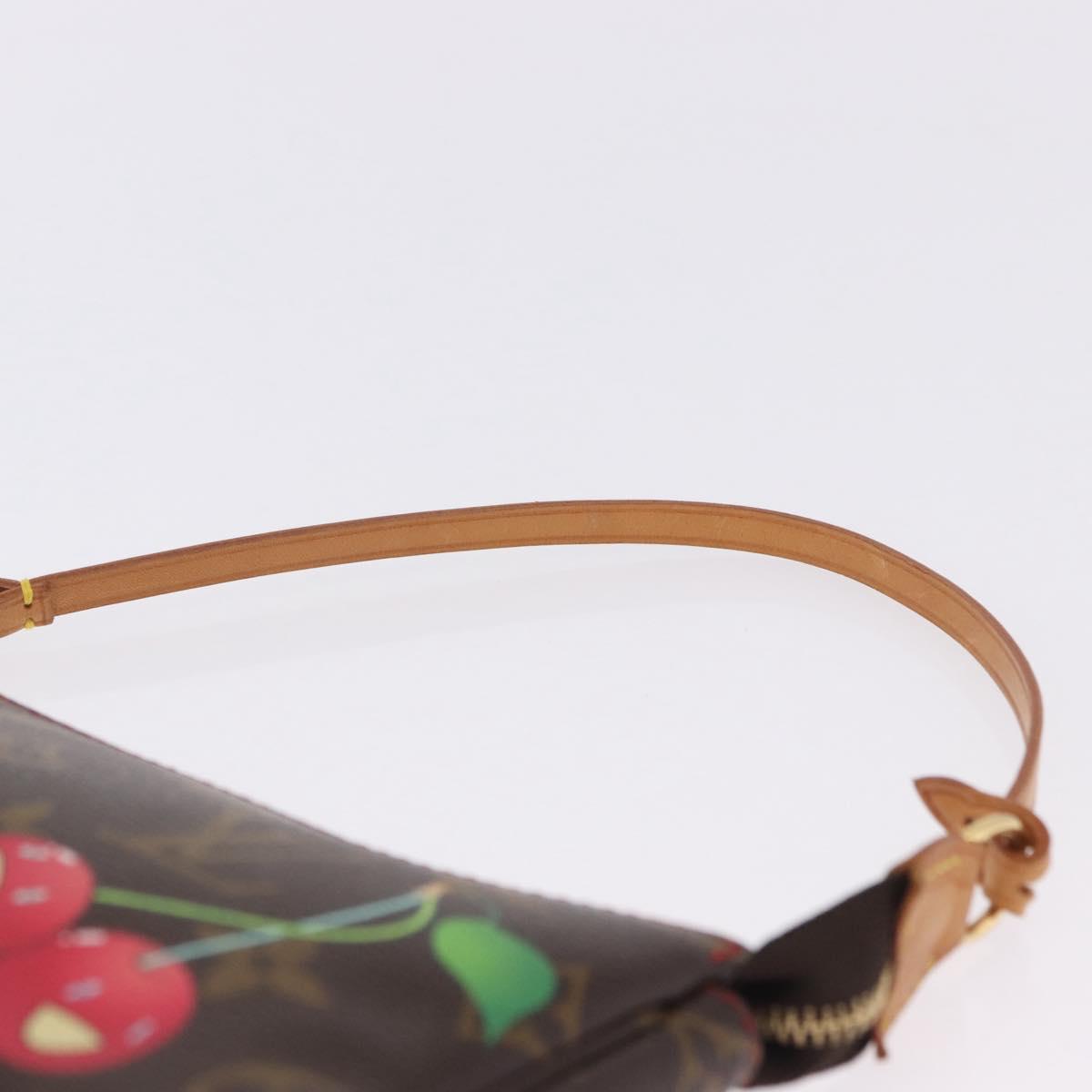 LOUIS VUITTON Monogram Cherry Mini Pochette Accessoires Pouch LV Auth 198316SAV