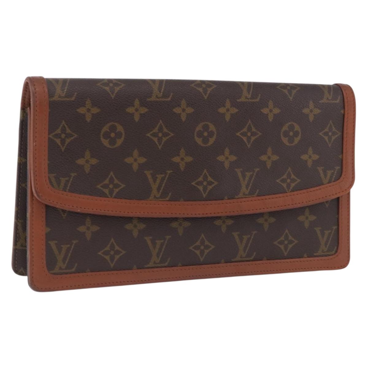 LOUIS VUITTON Monogram Pochette Dam GM Clutch Bag M51810 LV Auth 198319A