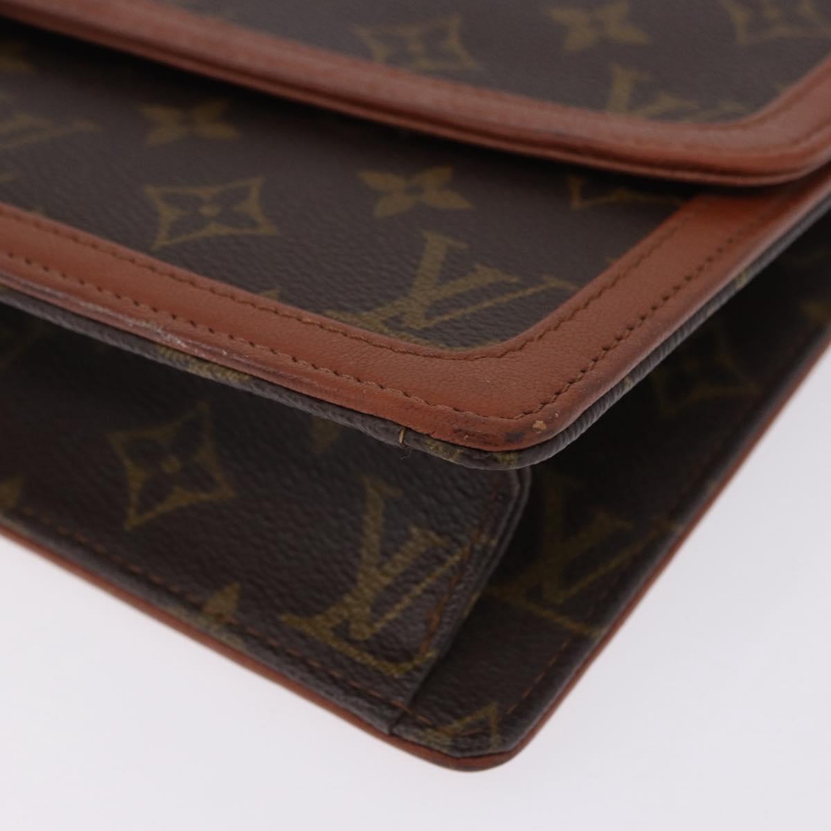 LOUIS VUITTON Monogram Pochette Dam GM Clutch Bag M51810 LV Auth 198319A