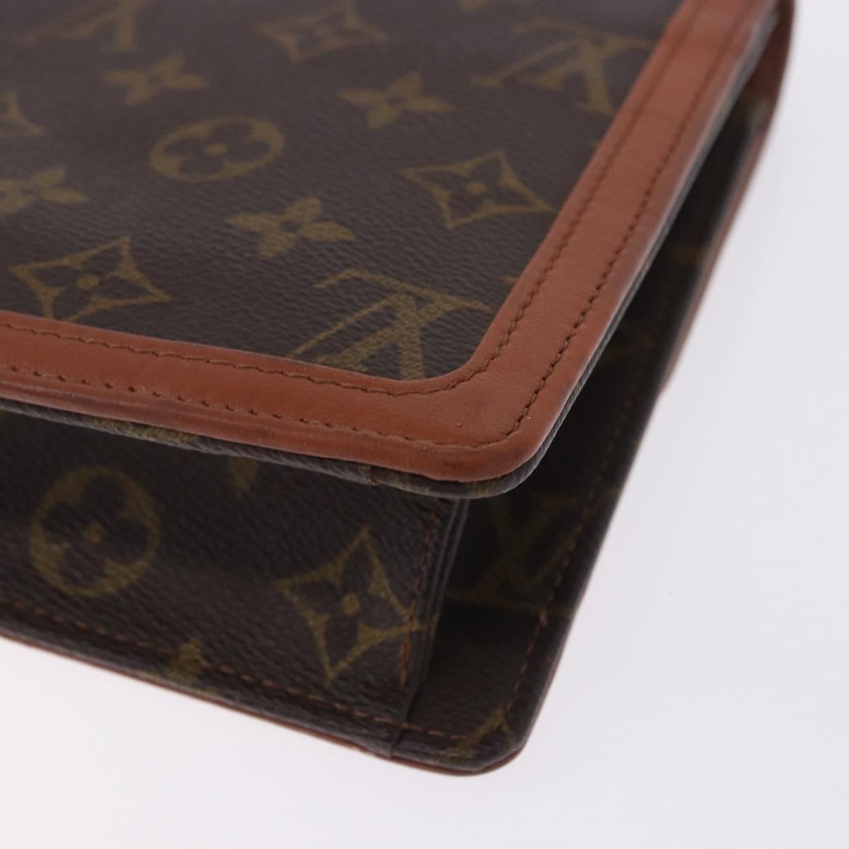 LOUIS VUITTON Monogram Pochette Dam GM Clutch Bag M51810 LV Auth 198319A