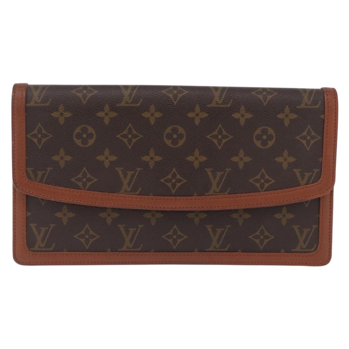 LOUIS VUITTON Monogram Pochette Dam GM Clutch Bag M51810 LV Auth 198319A