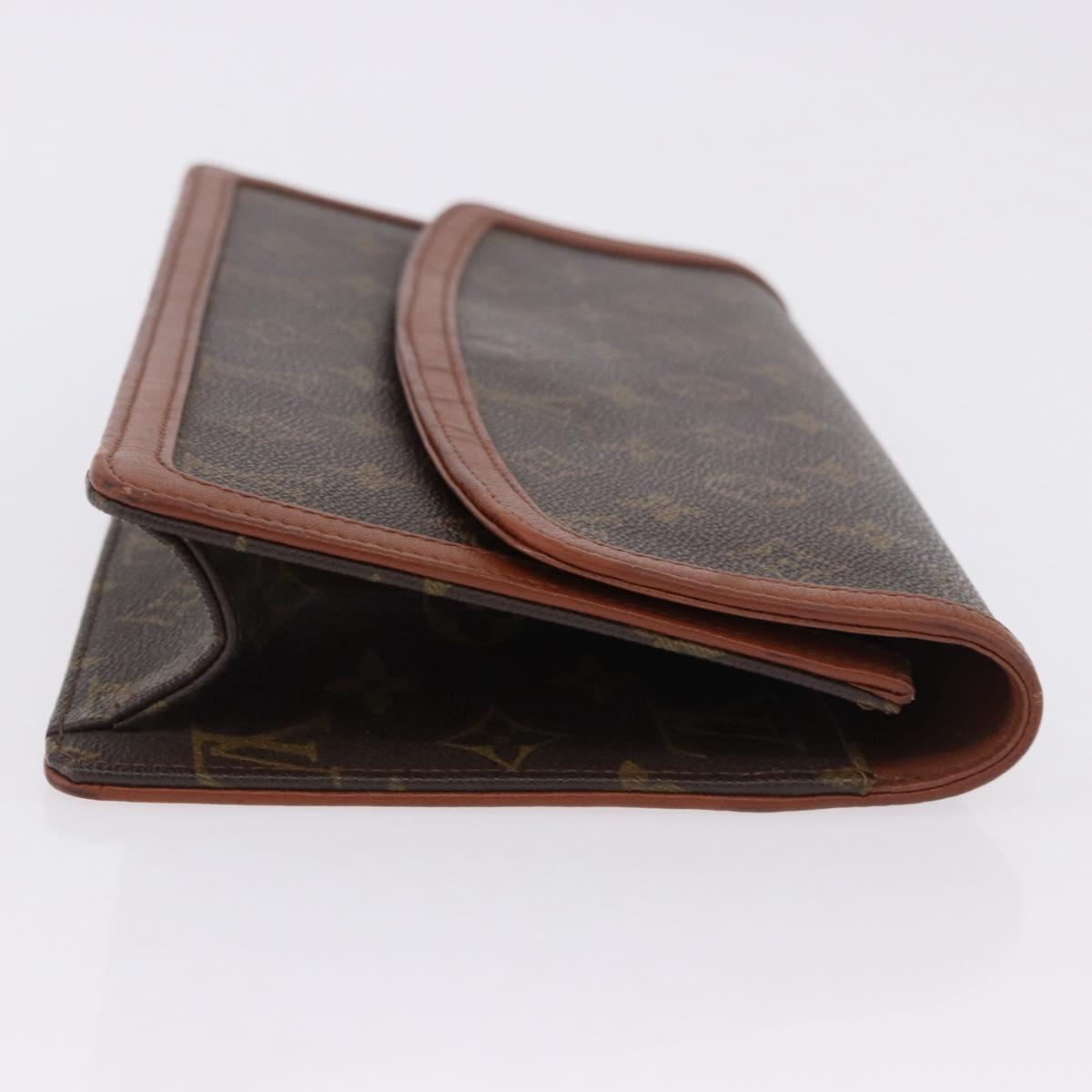 LOUIS VUITTON Monogram Pochette Dam GM Clutch Bag M51810 LV Auth 198319A