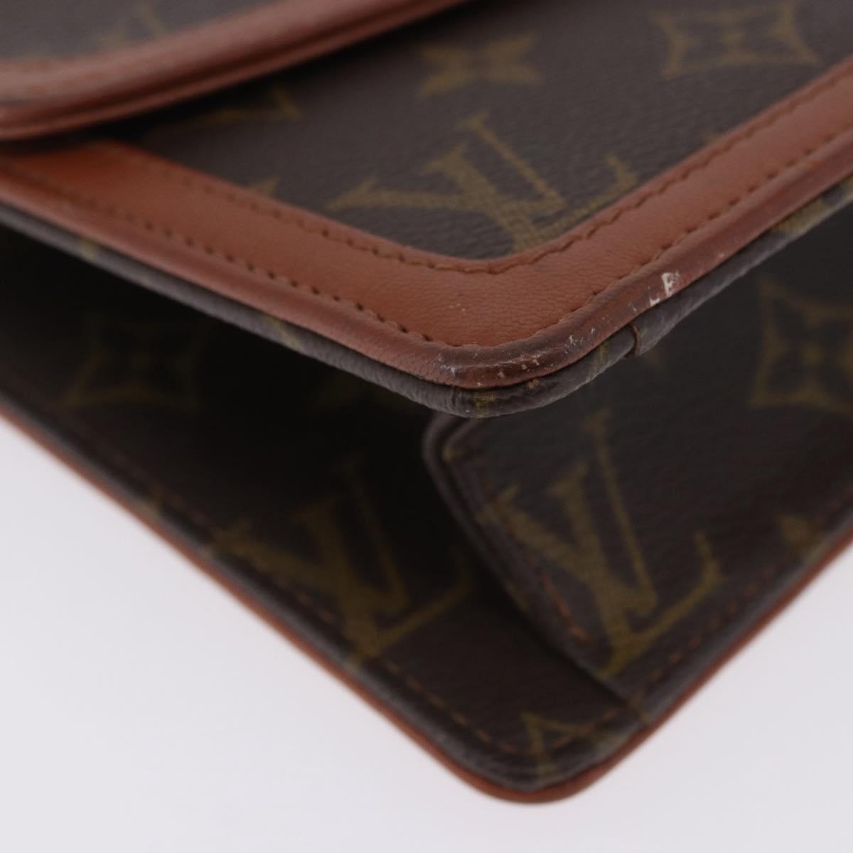 LOUIS VUITTON Monogram Pochette Dam GM Clutch Bag M51810 LV Auth 198319A