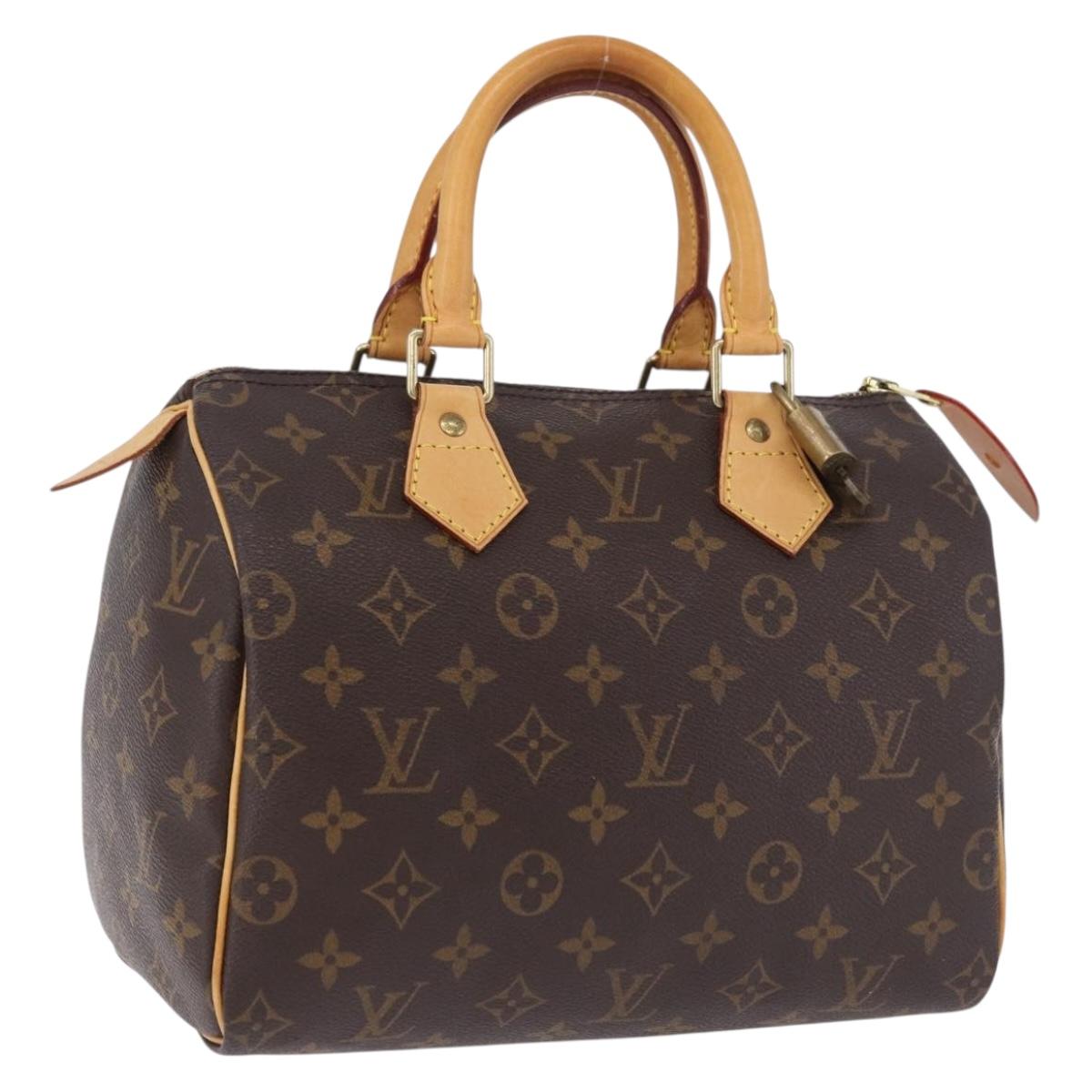 LOUIS VUITTON Monogram Speedy 25 Hand Bag M41528 LV Auth 198320V