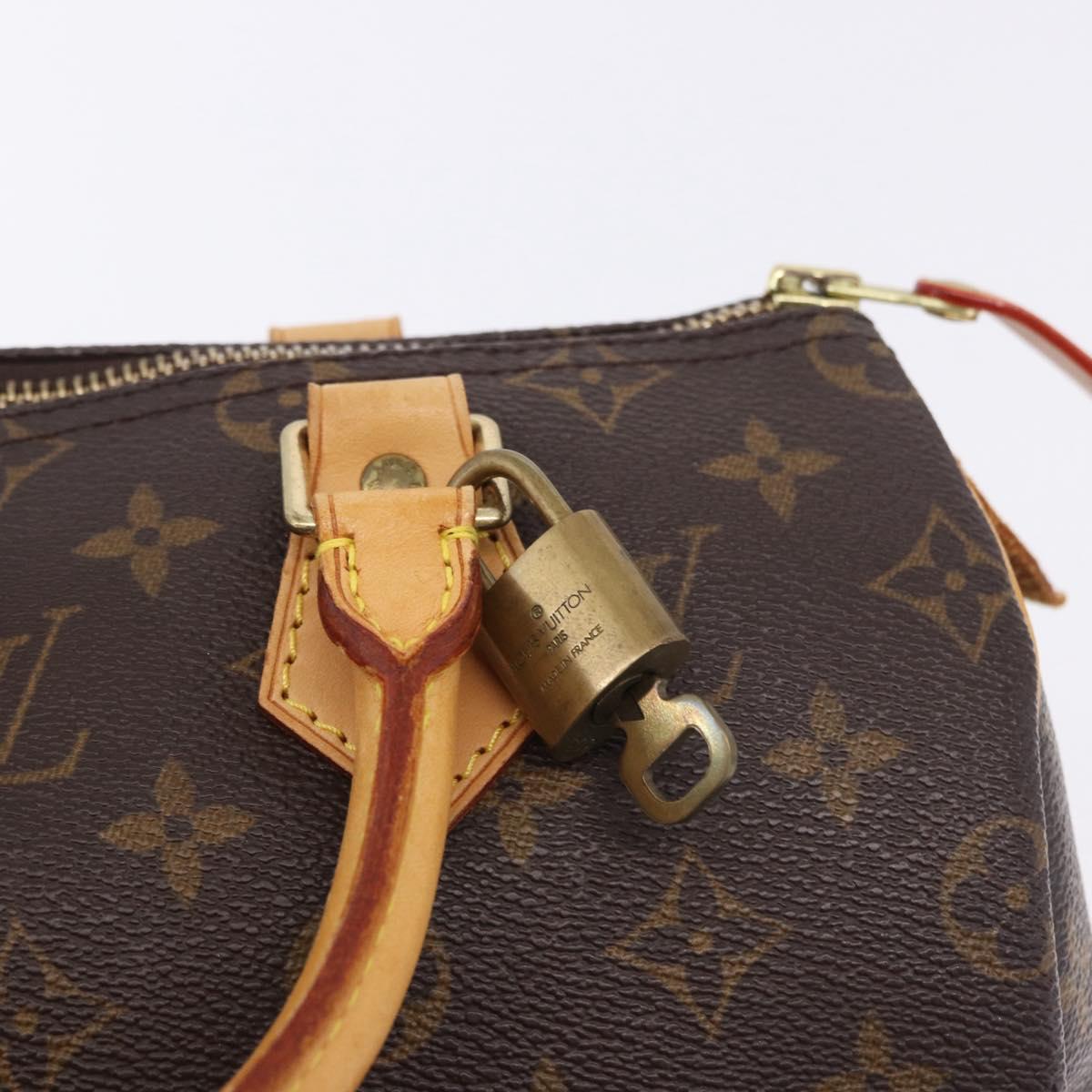 LOUIS VUITTON Monogram Speedy 25 Hand Bag M41528 LV Auth 198320V