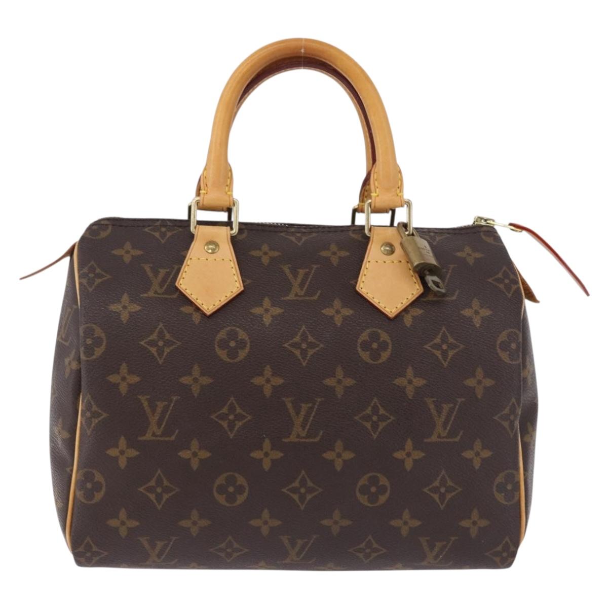 LOUIS VUITTON Monogram Speedy 25 Hand Bag M41528 LV Auth 198320V