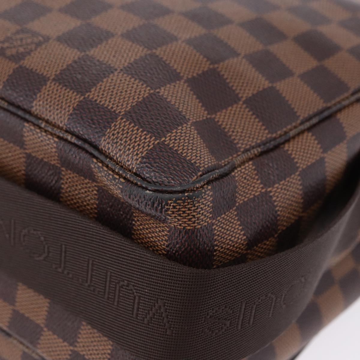 LOUIS VUITTON Damier Ebene Broadway Shoulder Bag N42270 LV Auth 198343