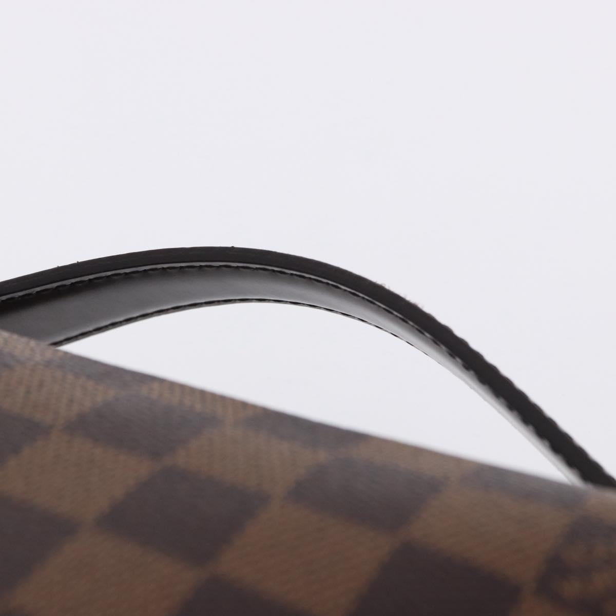 LOUIS VUITTON Damier Ebene Broadway Shoulder Bag N42270 LV Auth 198343